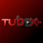 The logo of Tubox TV featuring the name 'Tubox' in red and black, with a play button icon and the letters 'TV' in a modern font.