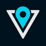 A logo featuring a location pin symbol in the center with the words 'Very Local' below it in a modern design."
